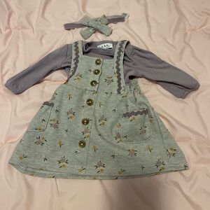 Adorable Baby Dress with Headband